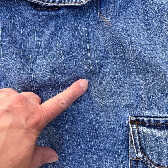 Kings Sze Mens Flat Front Cargo Denim Shorts‎ - Tag is 46 but Measures 44" - Picture 9 of 9